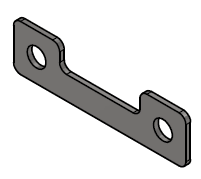 S.S. plate for carrier block - Görsel 2
