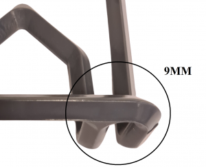 Eviscerating shackle 9 mm grey - Görsel 2
