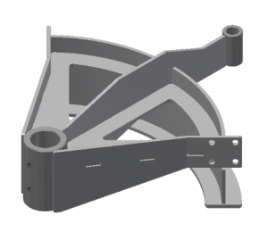 T-track bend frame 90º D=485mm - Görsel 2