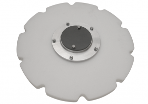 Idler wheel 10x6" D=485mm alu. hub - Görsel 2