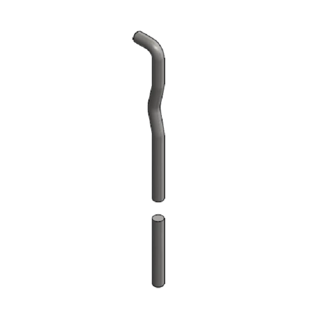 Stainless steel pin long