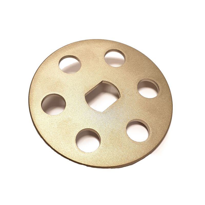 S.S. finger plate 6 holes