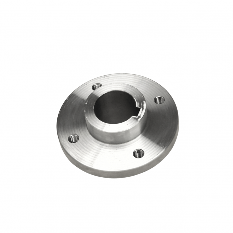 Flange for turkey picker
