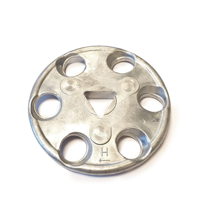 Alu. finger disc 6 holes H right