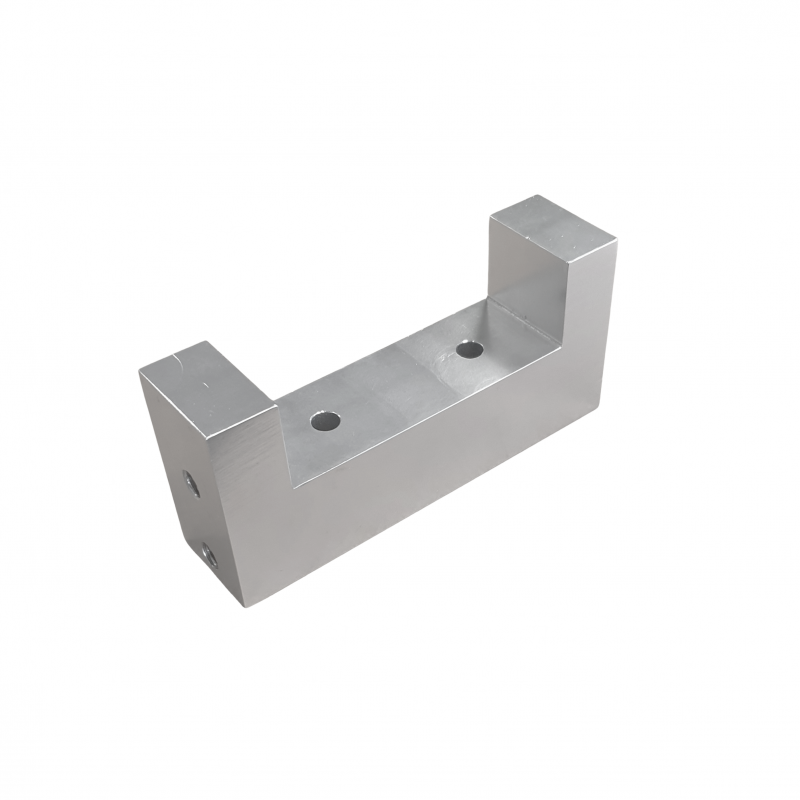 Peeler roller bearing block support