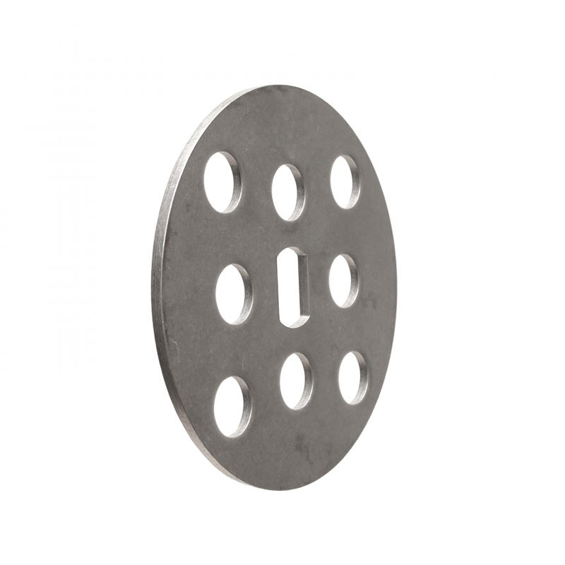 S.S. finger disc, 8 holes