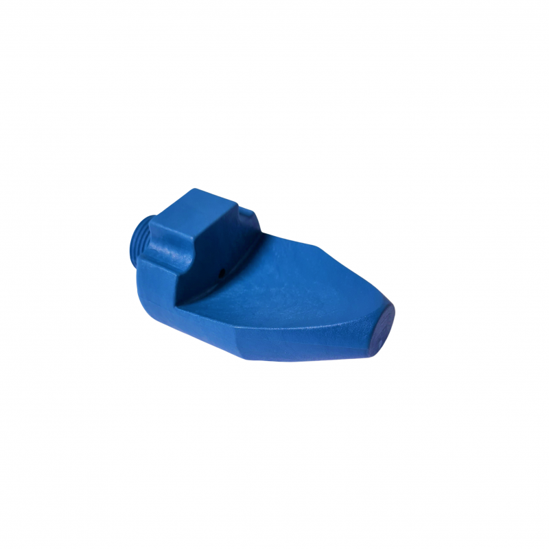 Blue nozzle flat jet 3/8 diam. 3