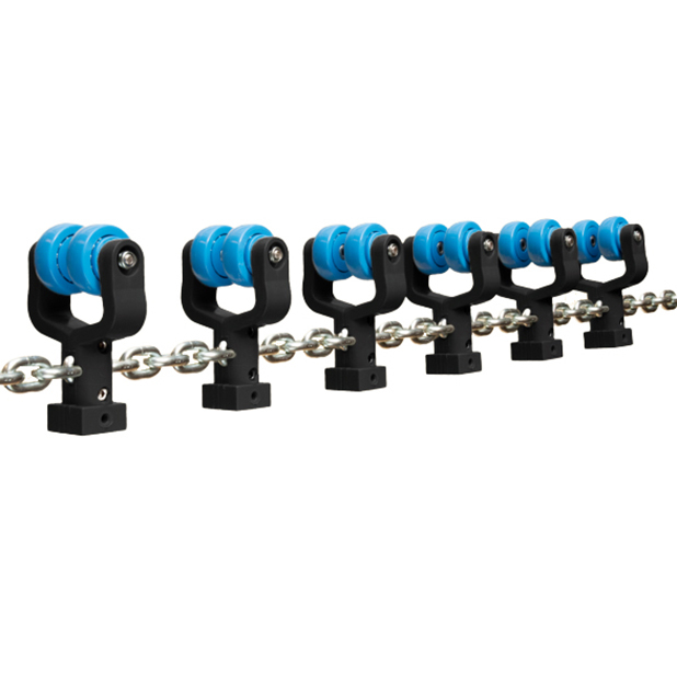 Galv. chain with MX trolleys