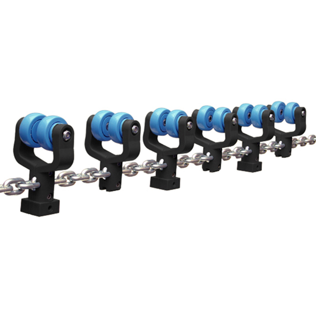 Galv. chain with MX / shortened trolleys