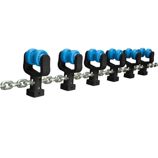 Galv. chain with click MX trolleys