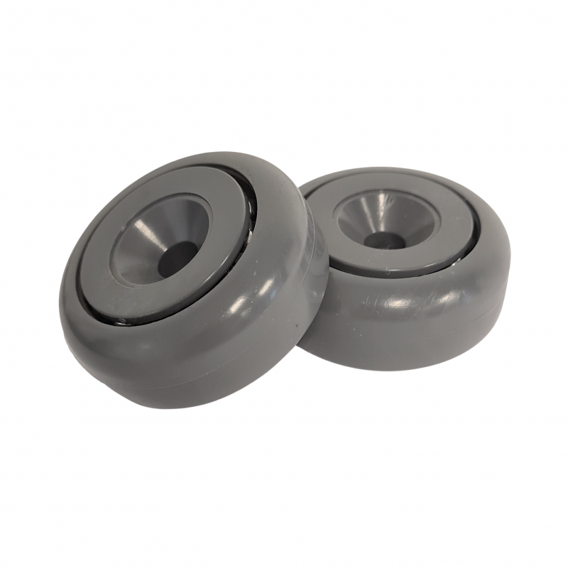 Wide trolley wheel