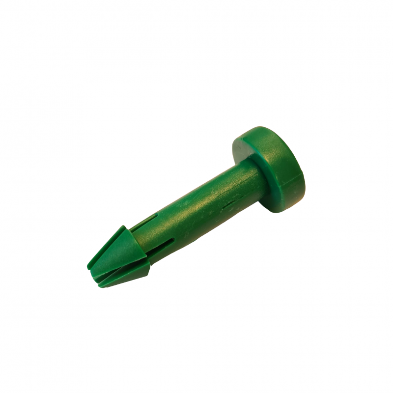 Pin, green, 4 quarters L=25mm
