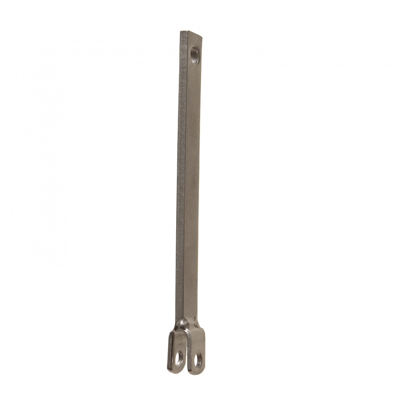 S.S. drop rod eviscerator shackle