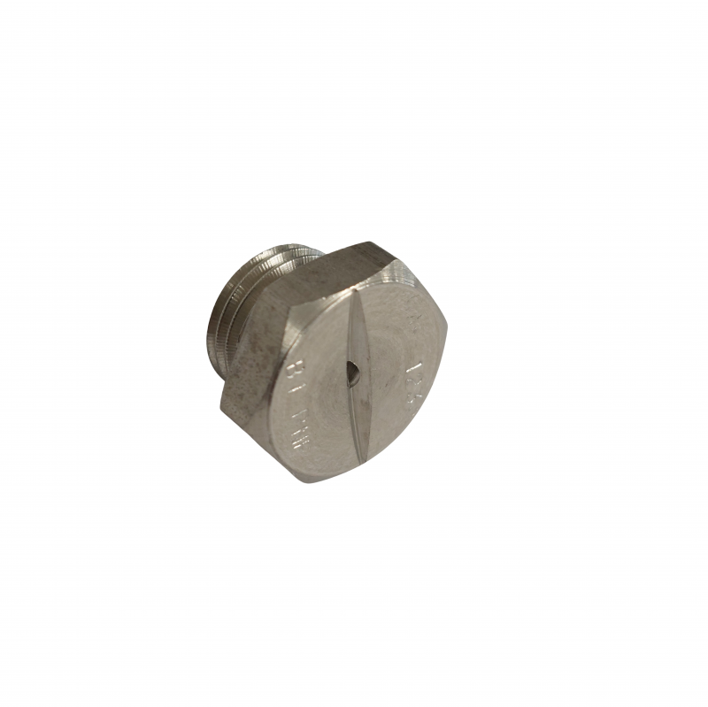 Flat jet spray nozzle