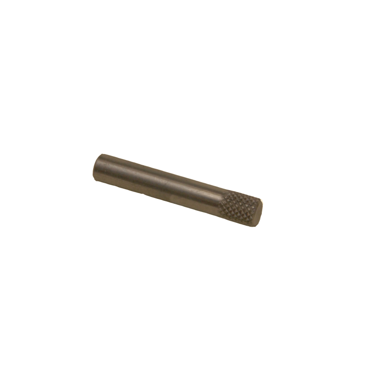 S.S. pin, one side knurled