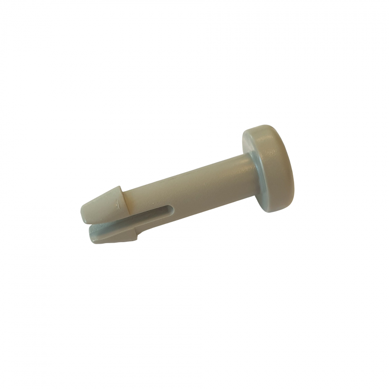 Pin for tube track trolley