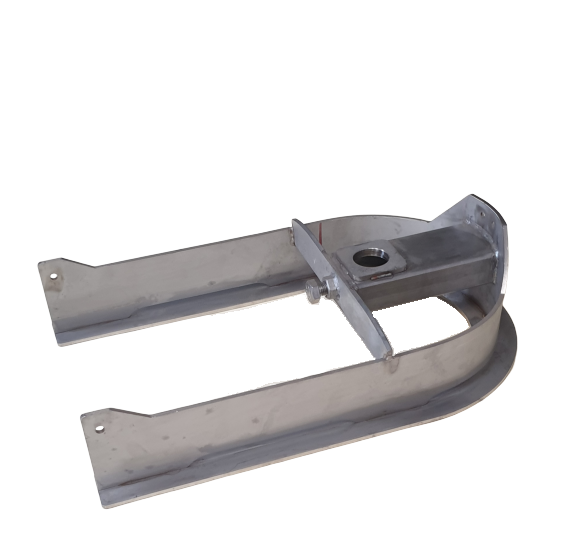 T-track bend 180º D=291mm