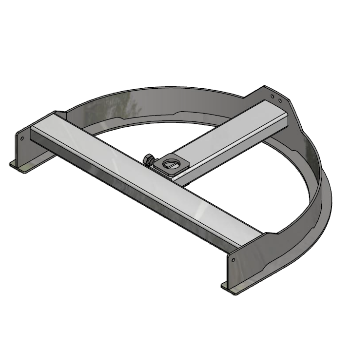 OC.T-track bend 180º D=679mm