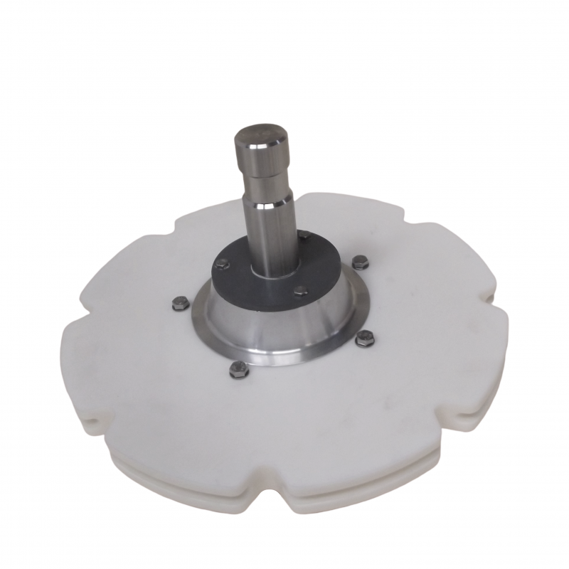 Idler wheel 8x6" D=388mm S.S. hub