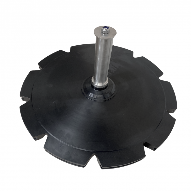 Idler wheel compl. D=485mm 10x6"