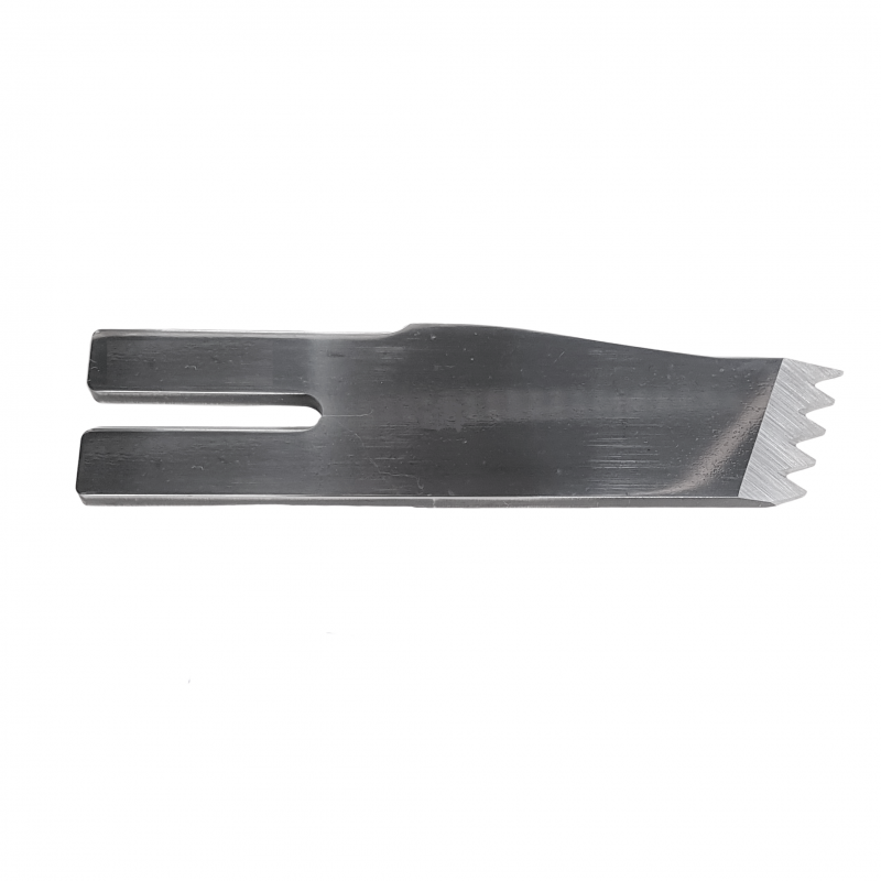 Toothed flat knife R.H.